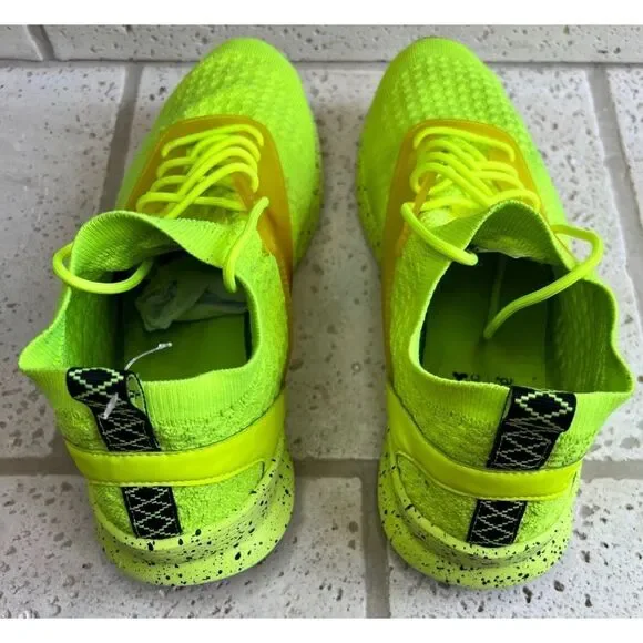 Reebok Men’s Zoku Runner Ultra Knit Solar Yellow Neon Sneakers Sz 10.5 - Picture 10 of 15